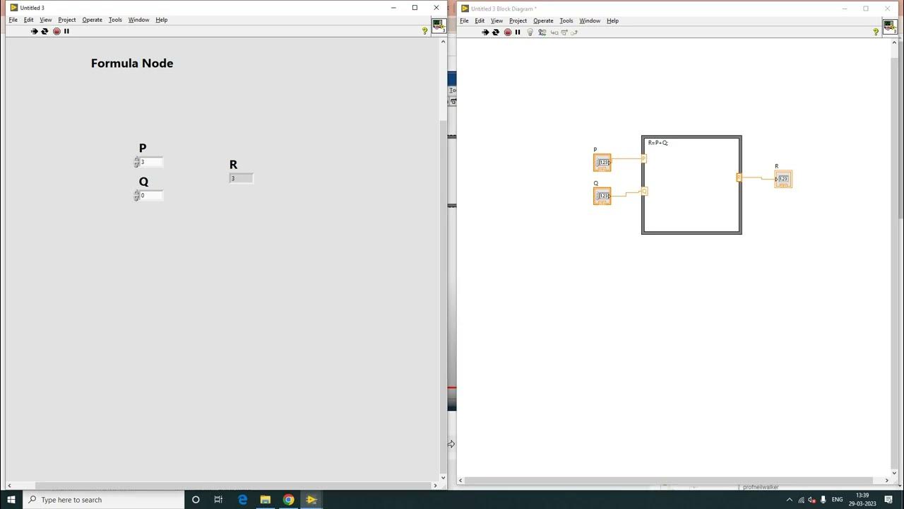 3. Formula Node using LabVIEW - YouTube