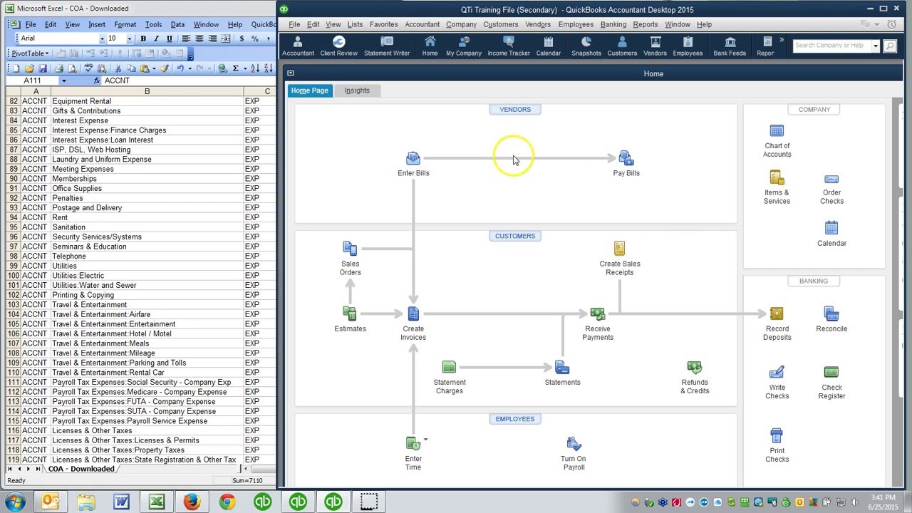 How To Add To Chart Of Accounts In Quickbooks Online