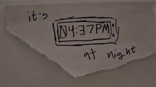 that one song i wrote about time