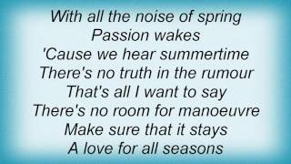 Right Said Fred - A Love For All Seasons Lyrics