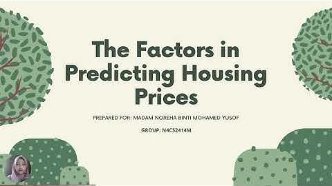 Presentation STA602 N4CS2414M (The Factors in Predicting Housing Prices)