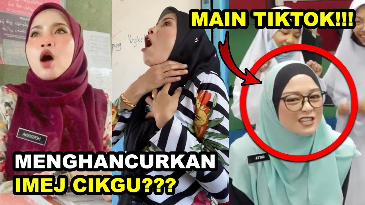 Cikgu Viral Main Tiktok Di Kelas Buat Netizen Terhibur And Ketawa Tapi Ada Netizen Yang Kecam 