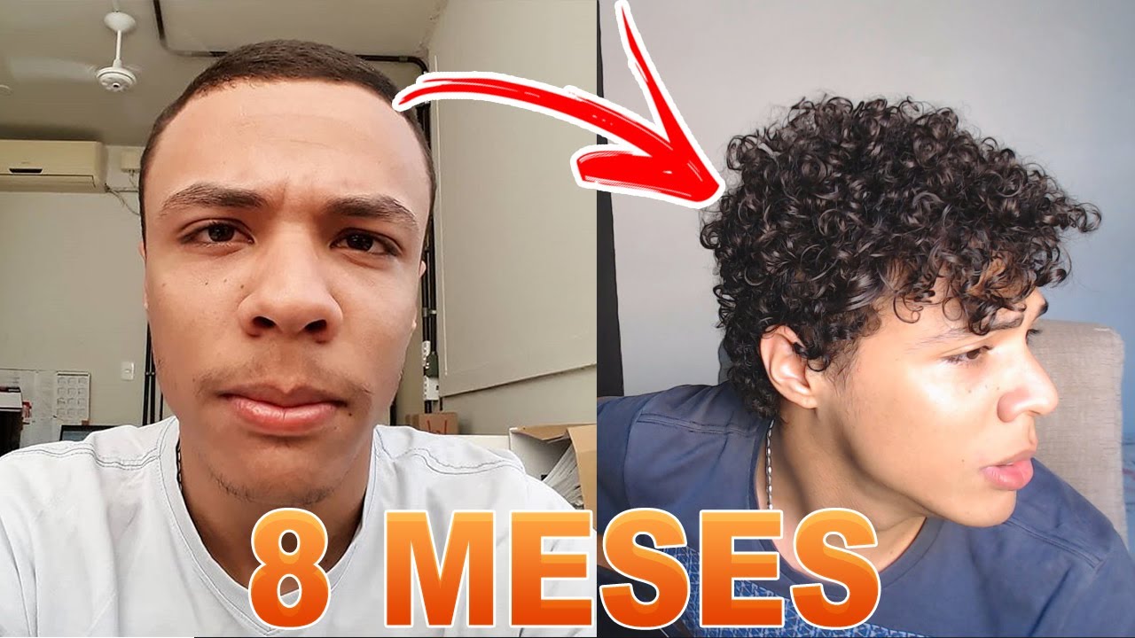 cabelo cacheado masculino como deixar crescer