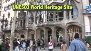 Casa Batlló by Gaudí in Barcelona, Catalonia, Spain