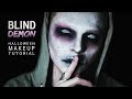 BLIND DEMON - HALLOWEEN MAKEUP TUTORIAL (Demonio Ciego) + Broma a mi mamá | Joshe Jr