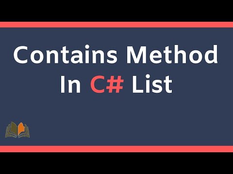 Contains Method in C# List || contains method in list using C#
