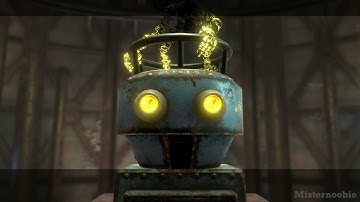 NieR Replicant - Junk Heap Robot Boss Fight: P-33 | Gideon goes crazy