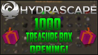 Hydrascape Opening 1,000 Treasure Boxes