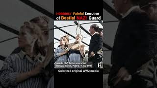 Colorized Deserved Brutal Execution Of Bestial Nazi Guard - Jenny-Wanda Barkmann 
