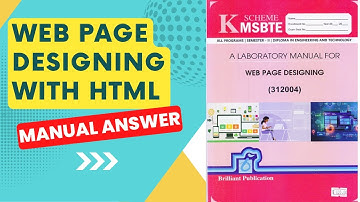 (312004) Web Page Designing With Html WPD Manual answer | Wpd solved lab manual | MSBTE (K Scheme)