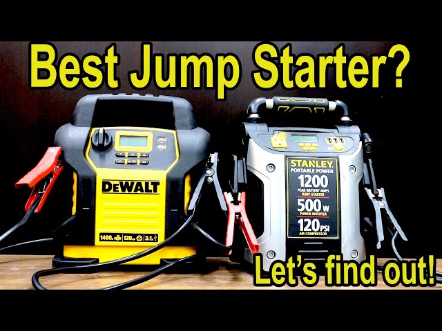 Best Jump Starter? DieHard, Schumacher, DeWalt, Michelin, Stanley