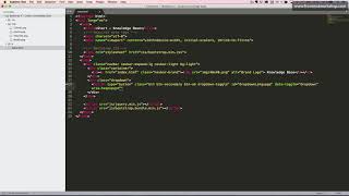Bootstrap 4: Create a knowledge base – Index – Navigation
