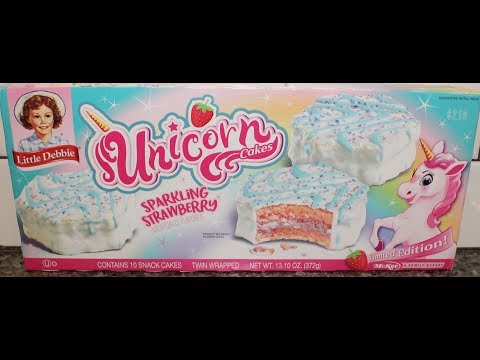 Little Debbie Unicorn Cakes Sparkling Strawberry Review