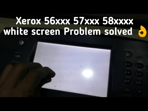 Xerox 57xxxx 5775  white screen problem solve with ram PC2-5300