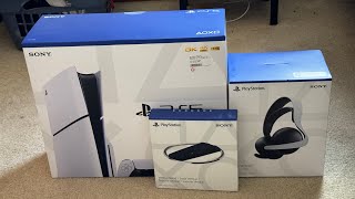 PlayStation 5 Slim Unboxing and Accessories