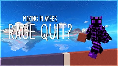 making people RAGE QUIT in bridge? (accidentally...) - hypixel commentary