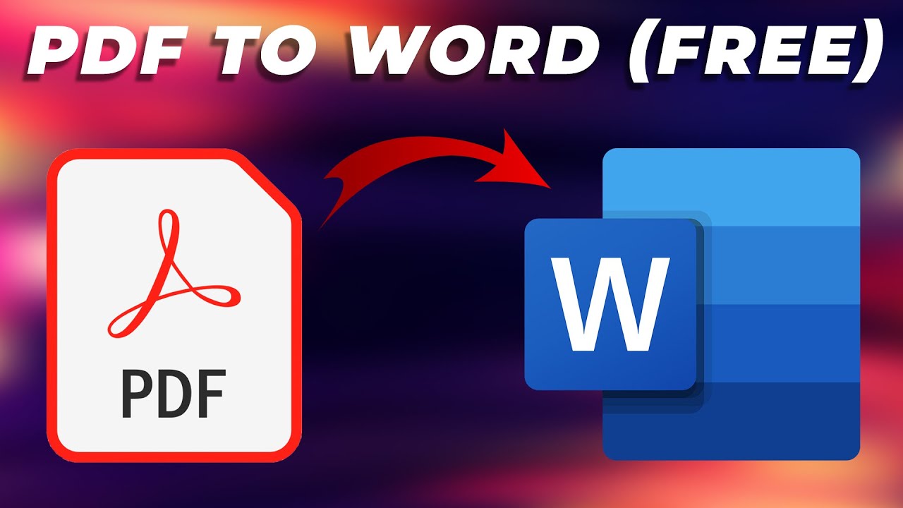 Converter to word pdf PDF to