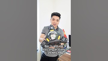 Đèn Moving 3 cánh hiệu ứng mới #densankhau #ledlights #foryou #denbay