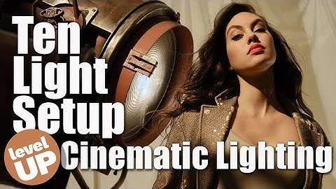 Create Cinematic Images with this 10 Light Photography Setup | Level up with Ab Sesay
