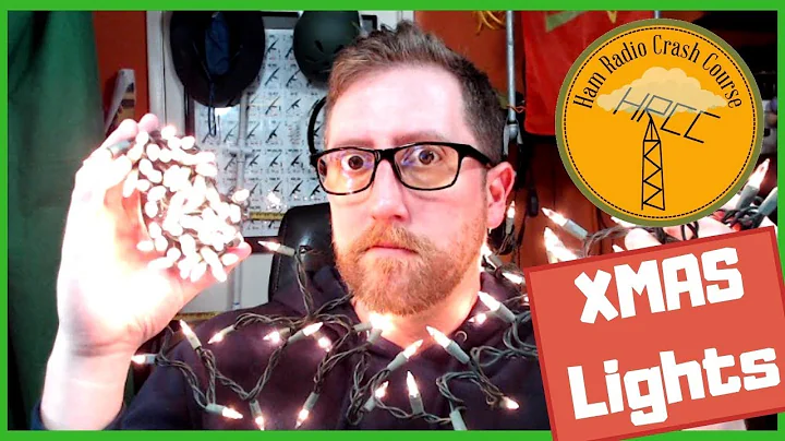 Will It Antenna?  Christmas Lights Ham Radio Antenna