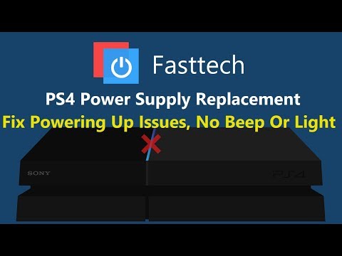 How To Fix A PS4 With No Power / PS4 Power Supply Replacement (CUH-1215 / CUH-1200)