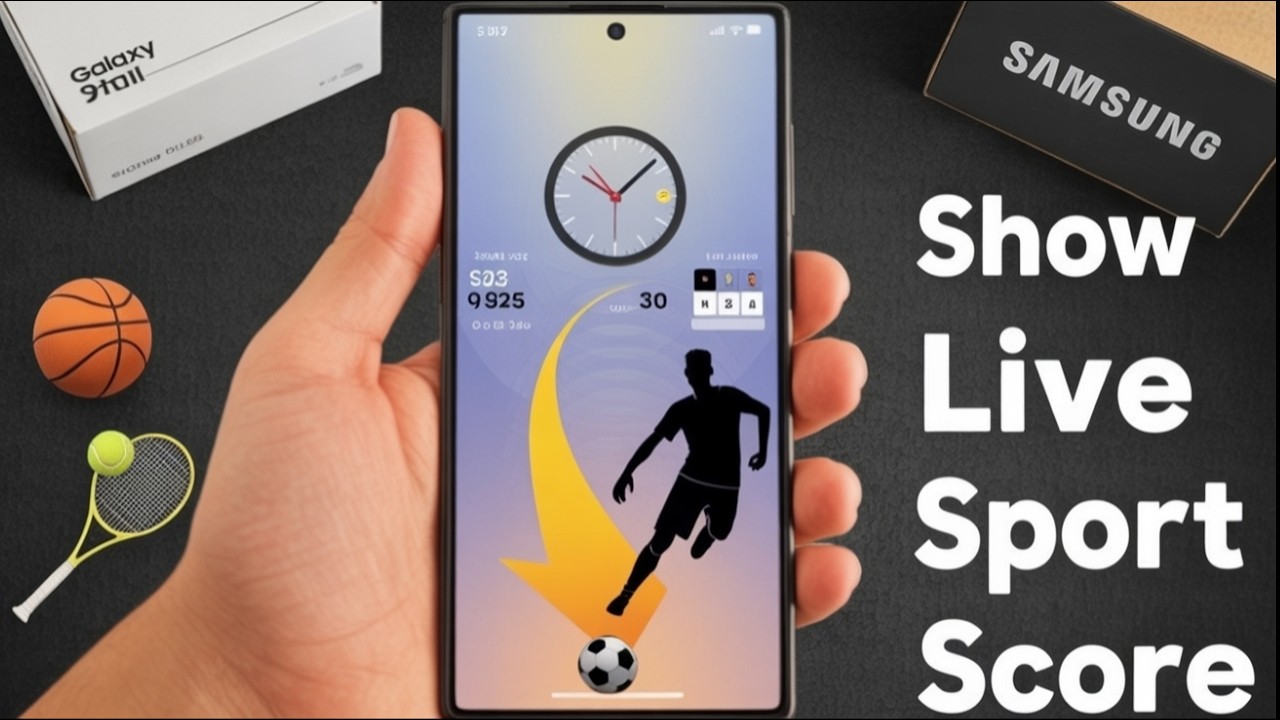 How to Show Live Score on Now Bar in Samsung S24 FE/S23 FE | One UI 7