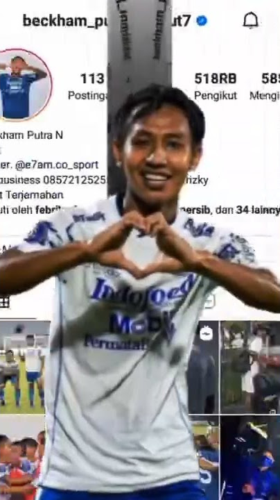 Story Wa Persib Bandung Beckham Putra 💙