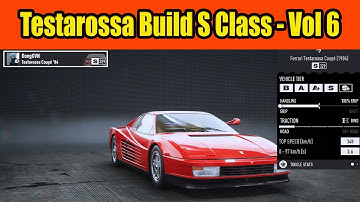 Ferrari Testarossa Build S Class Car in NFS Unbound Vol 6