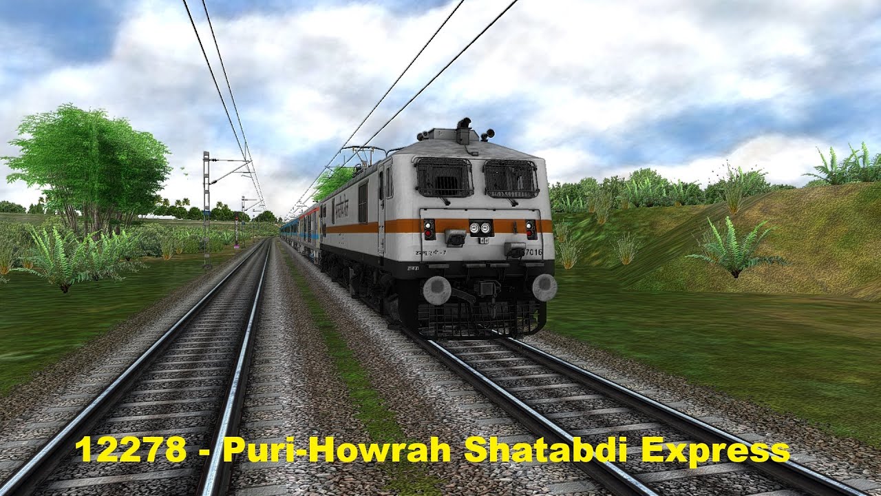 OR/MSTS | 12278 - Puri-Howrah Shatabdi Express - part 3 - YouTube