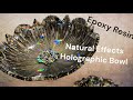 268 en natural effects holographic bowl epoxyresin