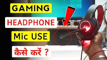 Gaming Headphone Mic Use Kaise Kare | How to Setup Gaming Headphone mic in PC