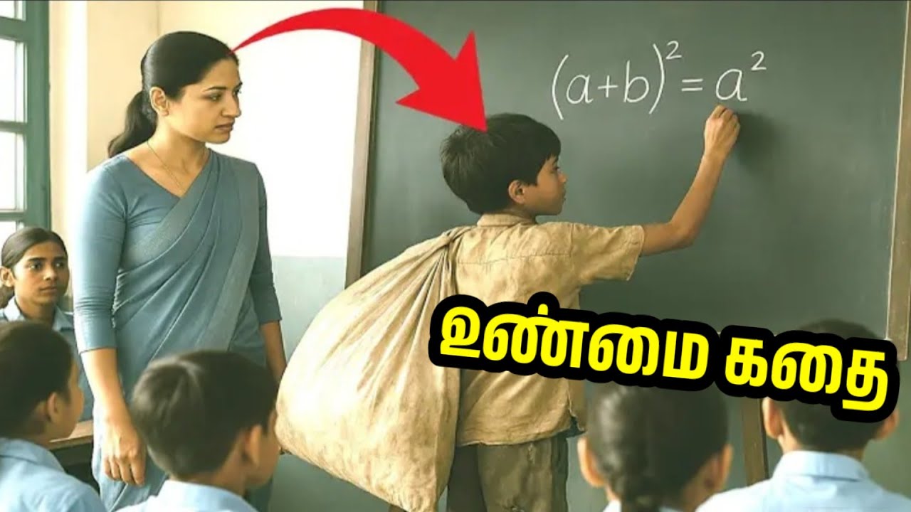 குப்பை பொறுக்கும் குழந்தை பலகையை அடைந்தது - மேடம், நீங்கள் தவறான கணிதத்தைச் சொல்கிறீர்கள்...