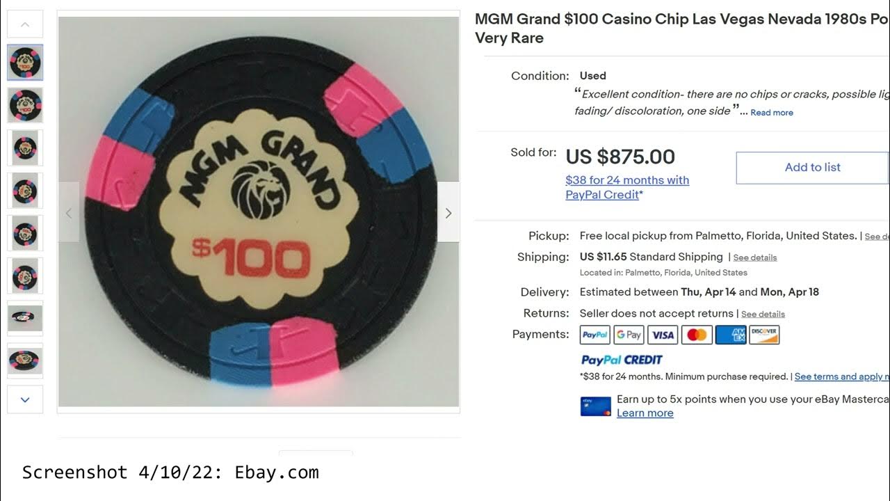 High Roller Table March 2022 Top 10 Casino Chips Sold YouTube