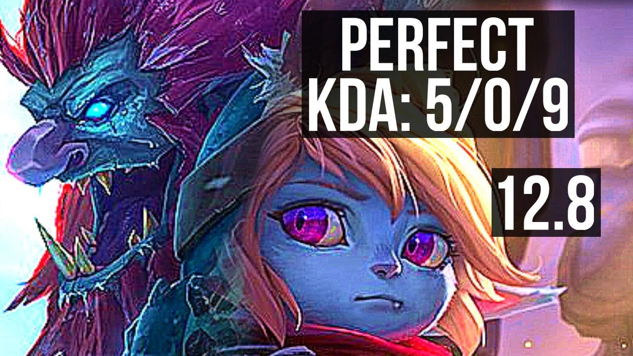 TRUNDLE vs POPPY (JNG) | 5/0/9, Rank 4 Trundle | NA Challenger | 12.8