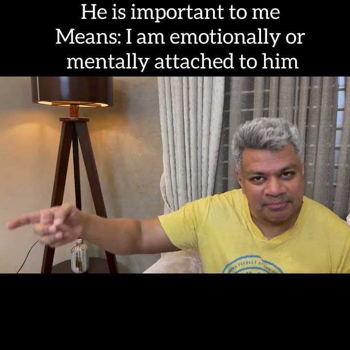 Important To Me Or For Me