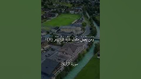 إِذَا زُلْزِلَتِ الأرْضُ 💚⚘️حالات واتس اب قرآن كريم