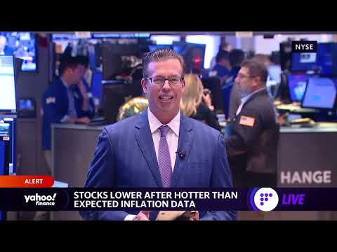 Dow falls 200 pts at close after downbeat inflation data