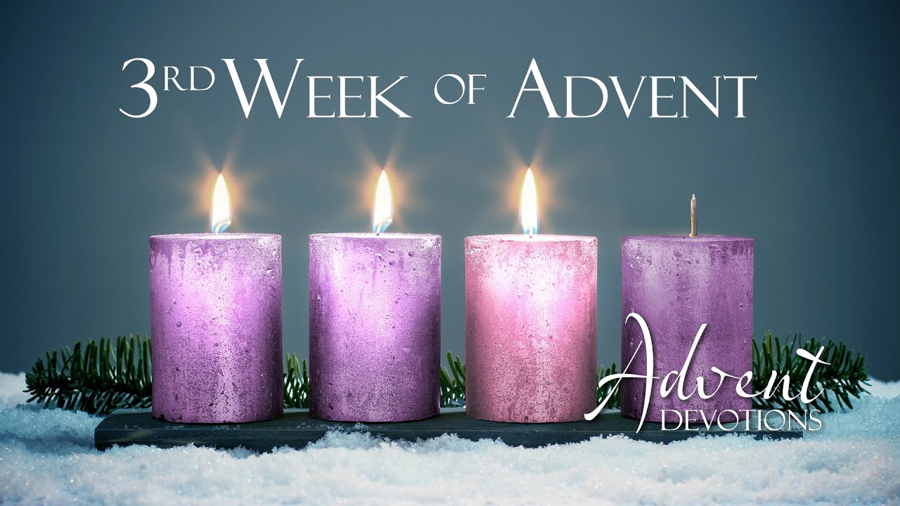 2024 Advent Devotions with Bishop Walsh | Third Sunday of Advent - YouTube