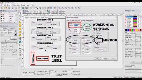 Vertical to Horizontal drawing conversion or mirror effect in Laser Marking Machine