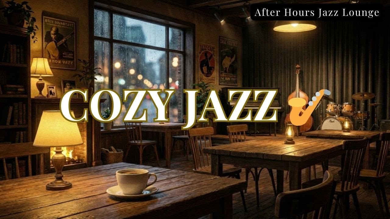 Cozy Jazz Ambience ☕ After Hours Jazz Longue | Relaxing Cafe Music