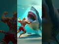 Daddy cat fights shark to save a kitten  cat catstory cutecat catlover