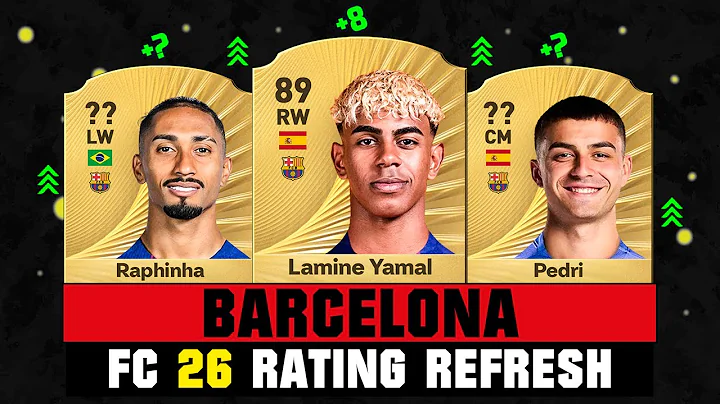 FIFA 26 | BARCELONA PLAYER RATINGS IN FC 26! 😱🔥 ft. Raphinha, Lamine Yamal, Lewandowski…