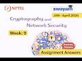 NPTEL Cryptography and Network Security (CNS) | Week 9 Answers 2026 #cryptographyandnetworksecurity