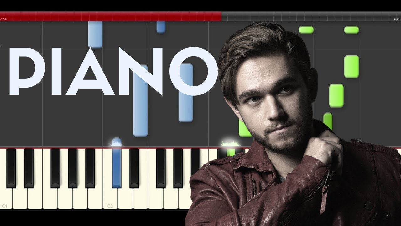 Zedd Beautiful Now Piano Midi Tutorial Lyrics How To Play Youtube