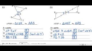 Congruent triangles part 2
