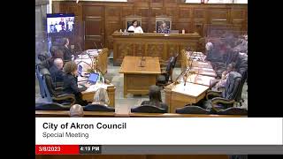City of Akron Special Council Meeting - 3.8.2023