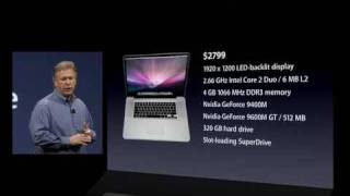 Apple Macworld 2009 Keynote - Introduction of the 17' Unibody MacBook Pro (part 2)