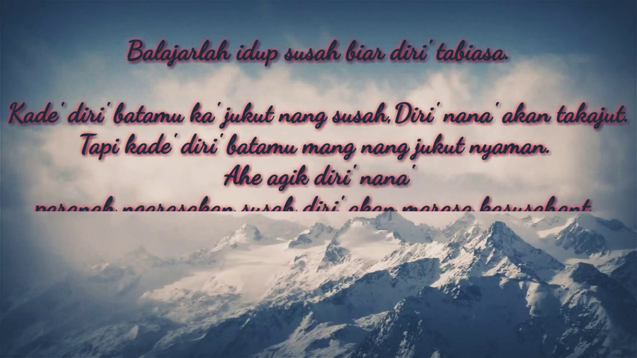 Kata Kata Motivasi Bahasa Dayak Kanayant Youtube