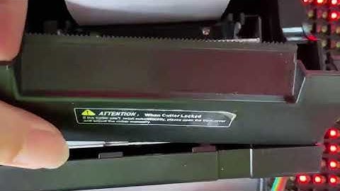 QMS Printer - What to do to further check the blade