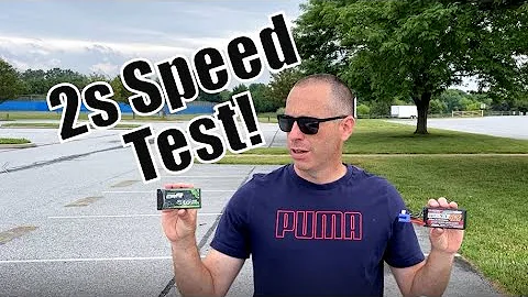 Arrma Big Rock V3 4x4 2s LIPO Speed Run Test - Ovonic, Turnigy, and Awanfi